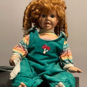 Strawberry shortcake. I lost my sock porcelain doll.